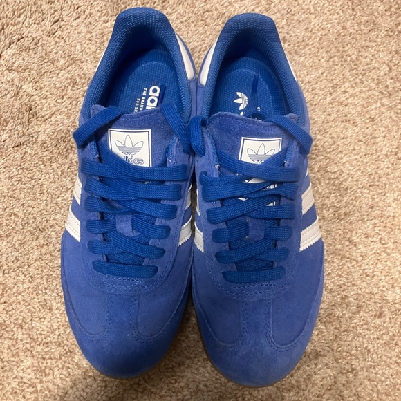Adidas Samba Blue and White Sneakers - Picture 6 of 7